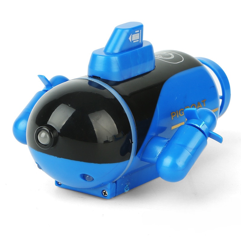RC 잠수함 미니 LED 조명 라디오 제어 보트, 방수 충전, 핵 동력 잠수함 모델, 어린이용 선물 장난감, 신제품